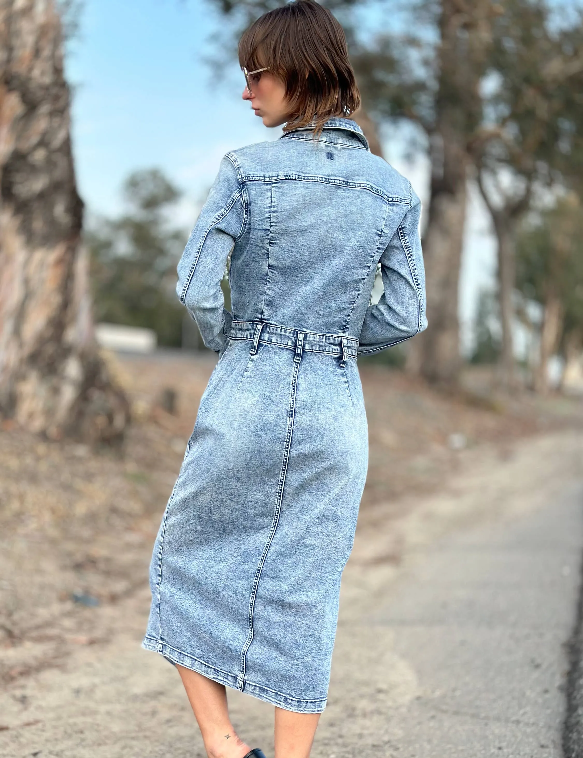 Millie Denim Shirtdress