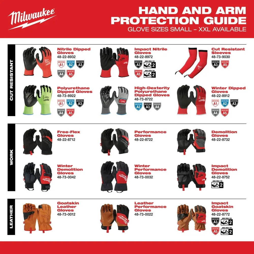 Milwaukee 48-22-8753 Impact Demolition Gloves - X-Large