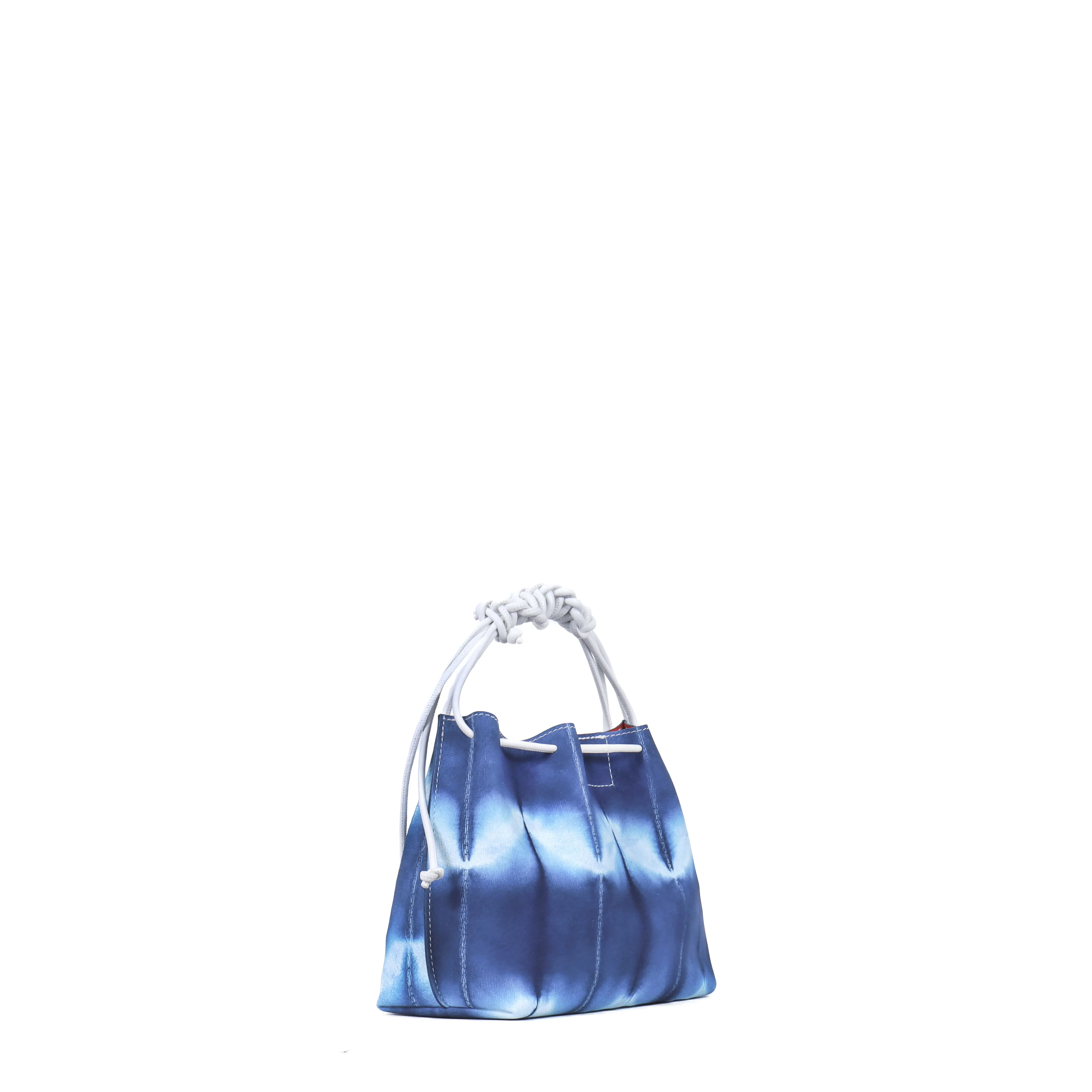 MINI DRAWSTRING BAG SHIBORI SUEDE