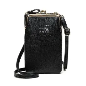 Mini PU Leather Crossbody Bag