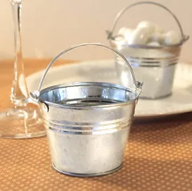 Miniature Galvanized Buckets