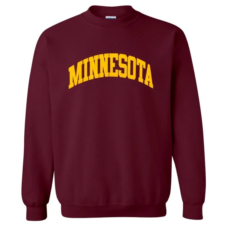 Minnesota Maroon Pullover Crewneck