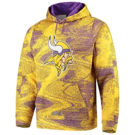 Minnesota Vikings  Zubaz Static Pullover Hoodie