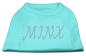 Minx Rhinestone Shirts Aqua M (12)