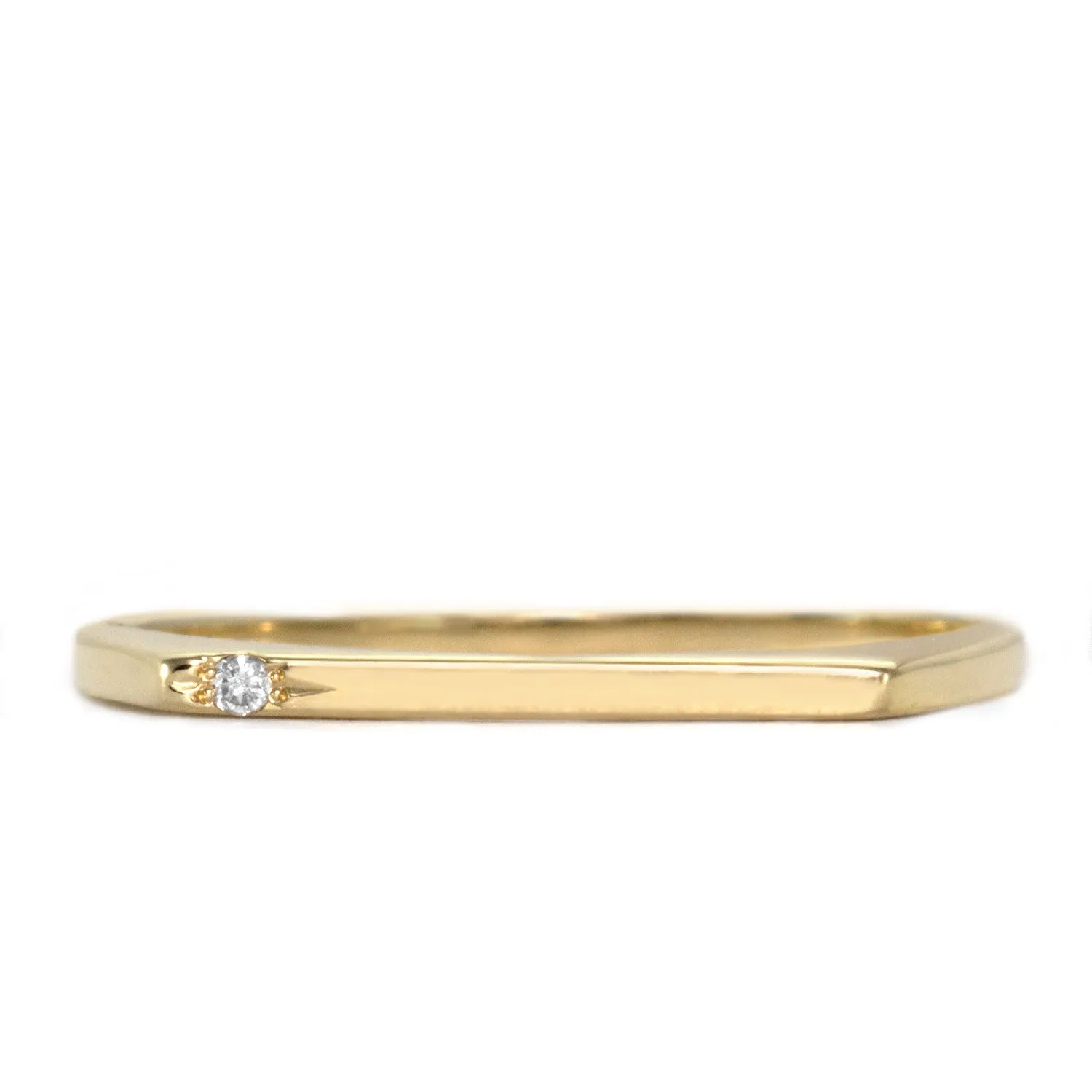 Miranda Gold Ring white Diamond