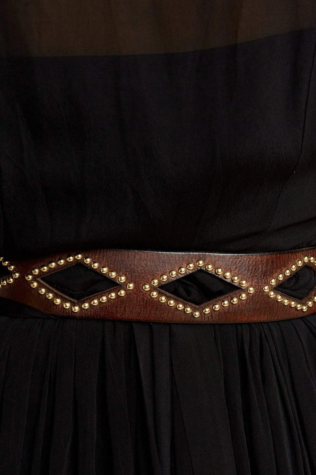 Miranda Leather Stud Belts