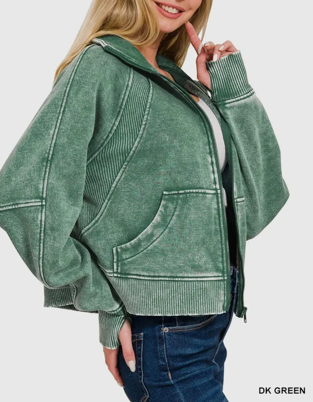 Mistletoe Moments Fleece Zip Up Jacket