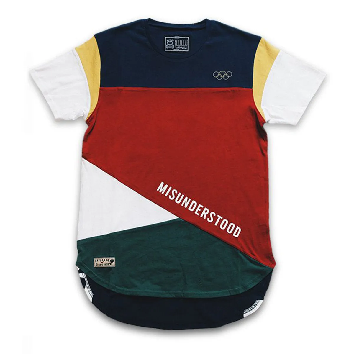 Misunderstood Olympic Color Block Panel Tee