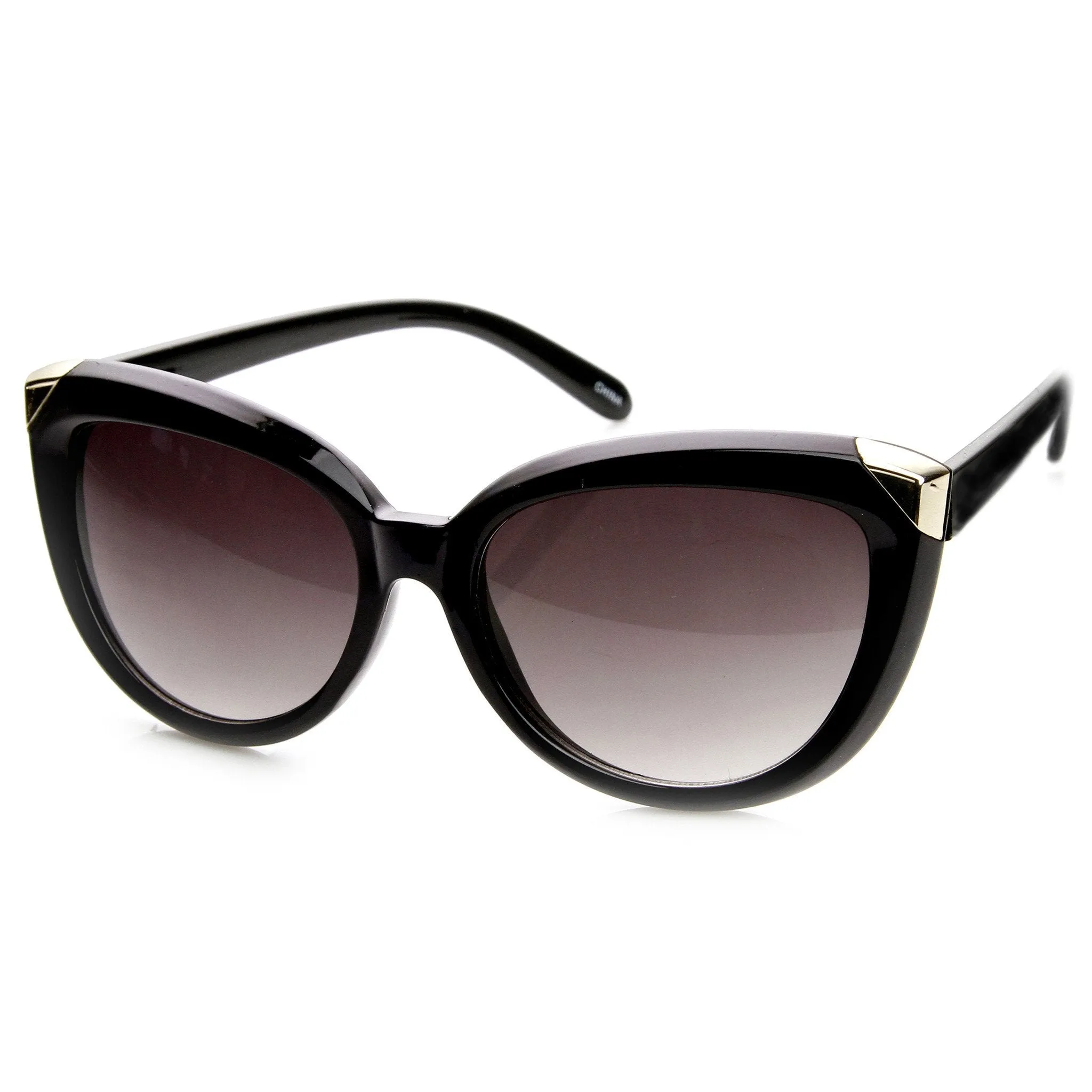 Mod Retro Oversize Bold Cat Eye Womens Fashion Sunglasses 9224