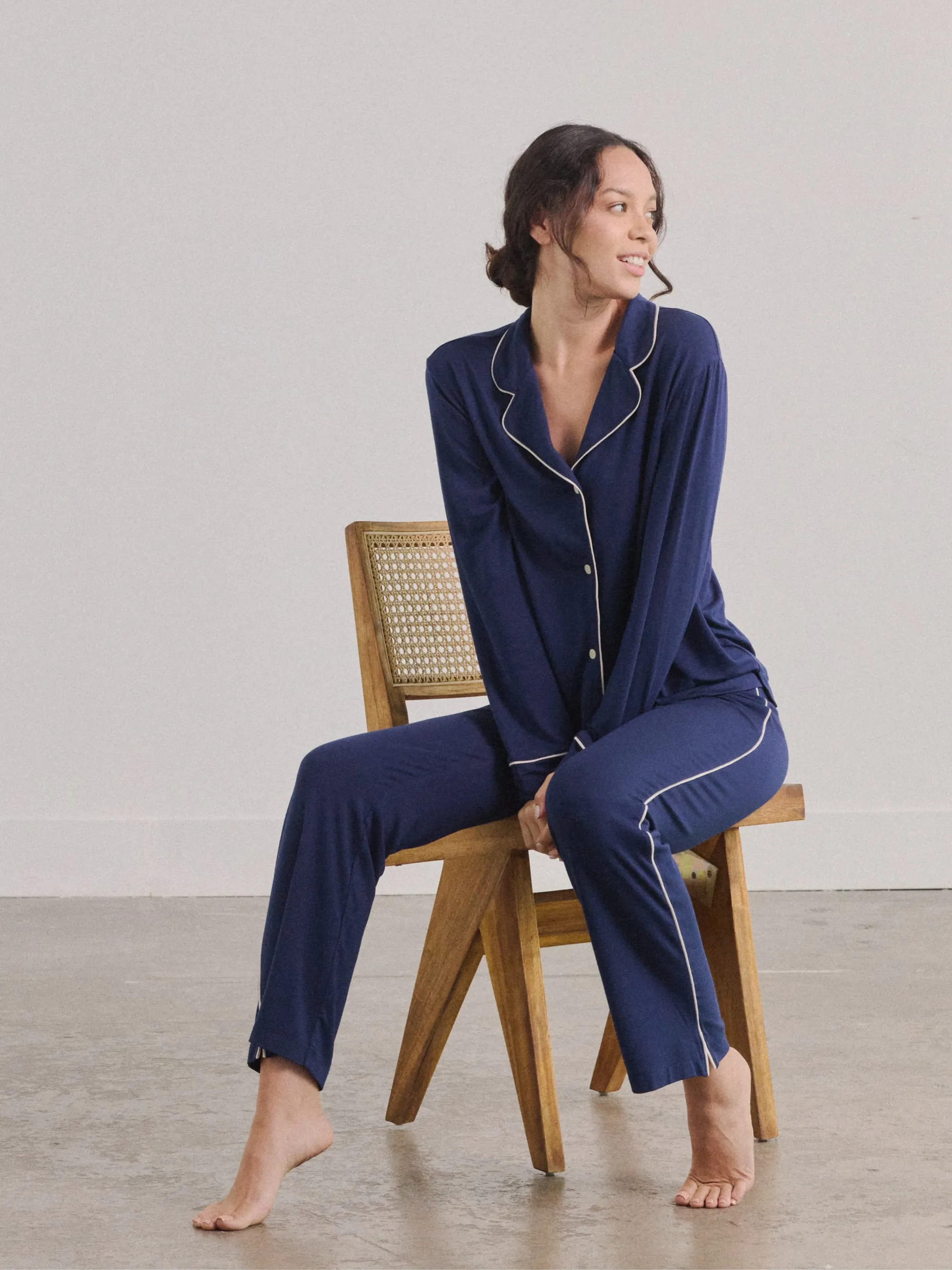 Modal Long Sleeve Pajama Set