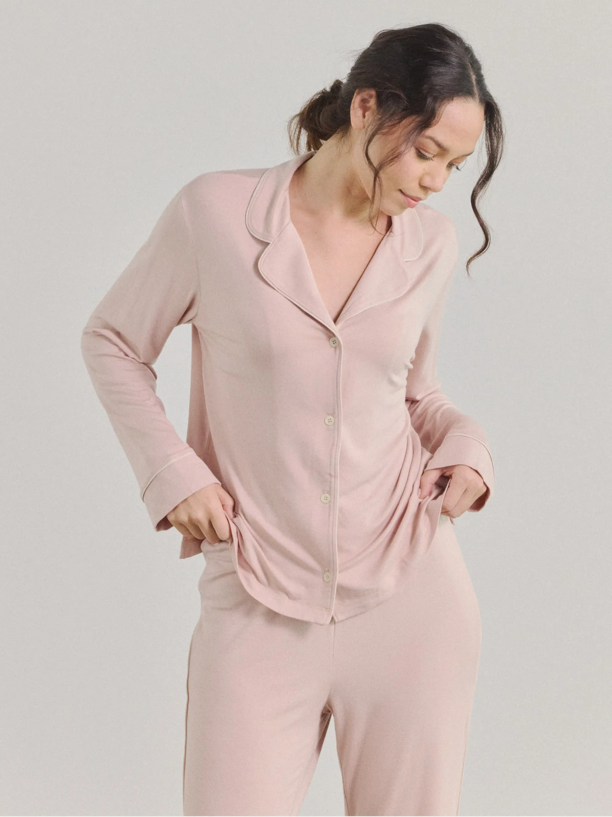 Modal Long Sleeve Pajama Set