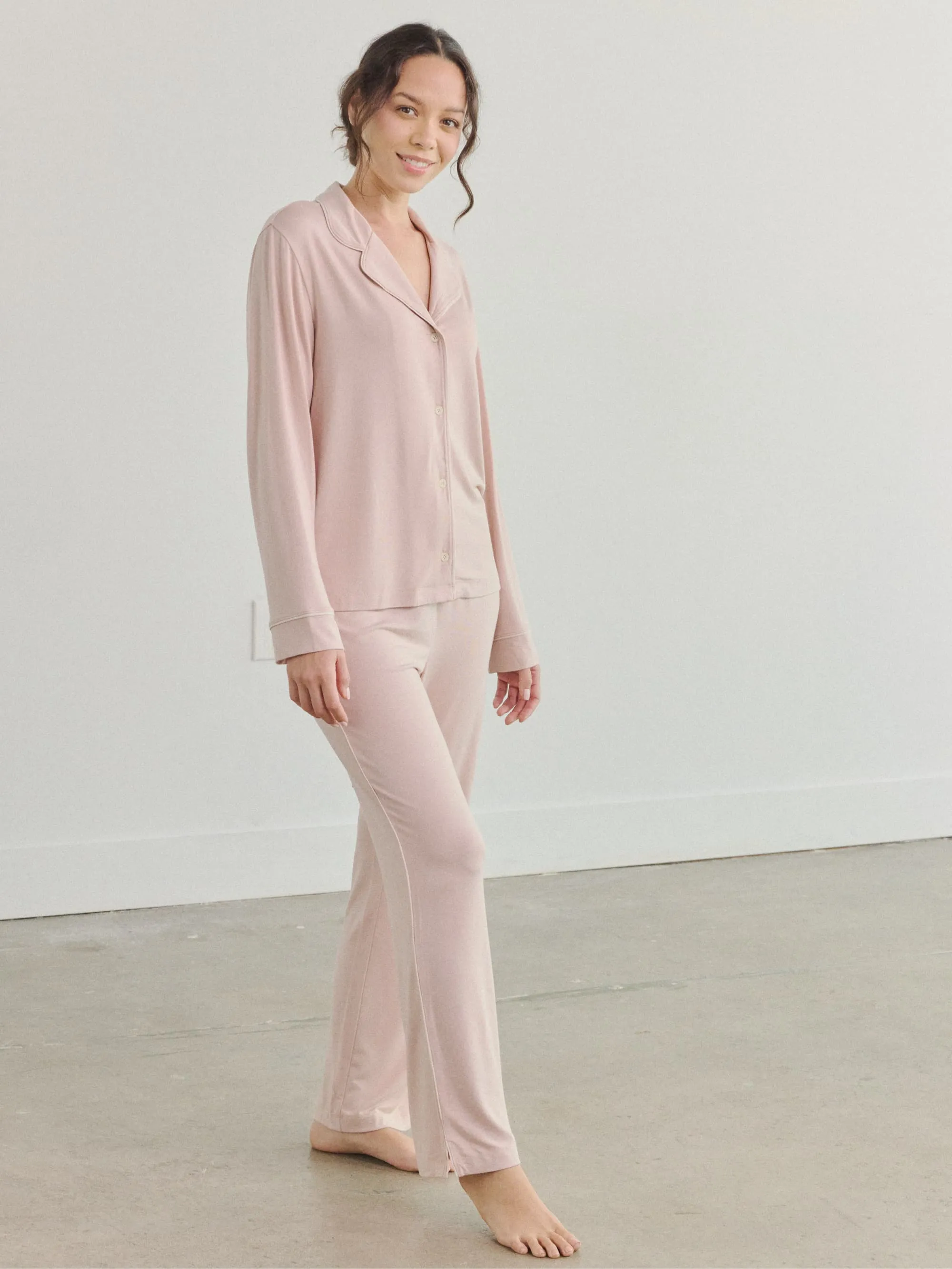 Modal Long Sleeve Pajama Set