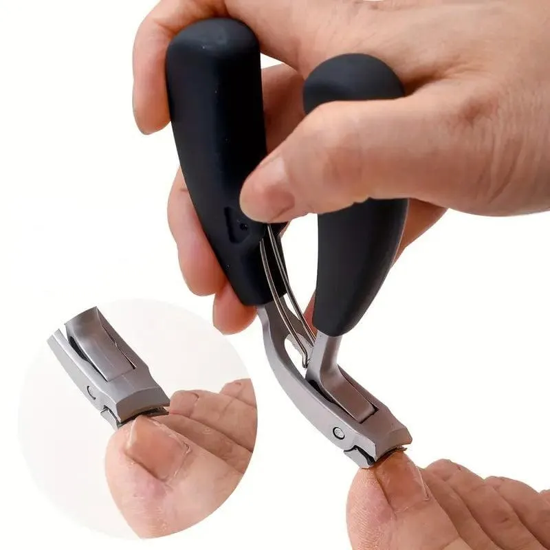 Modern Stainless Steel Nail Clipper with Concave Blade