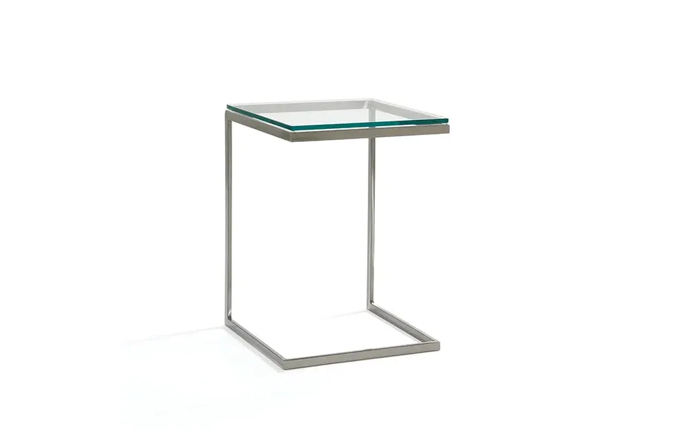 Modulus Glass Top Accent Table