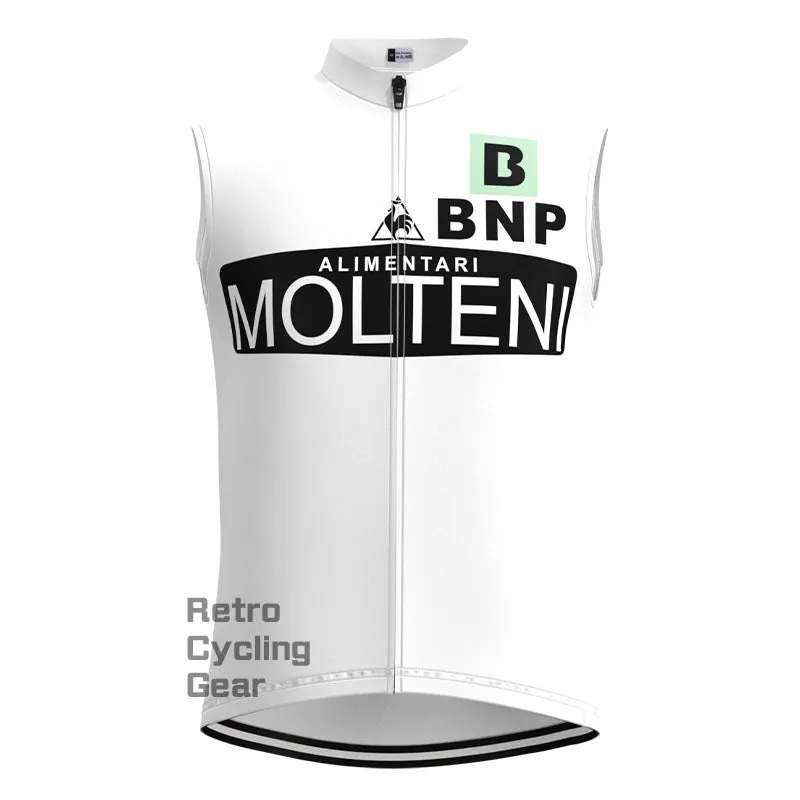 Molteni White Retro Long Sleeve Cycling Kit