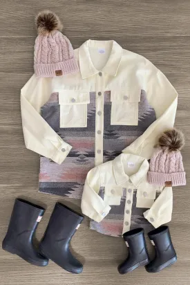 Mom & Me - Cream Southwestern Jacket