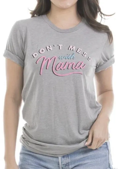 Mom hats! Dont mess with Mama | Embroidered distressed womens trucker cap | 4 colors!  Black • Wine • Light pink • Teal | Mama bear | Mommin ain’t easy | Tired as a mother