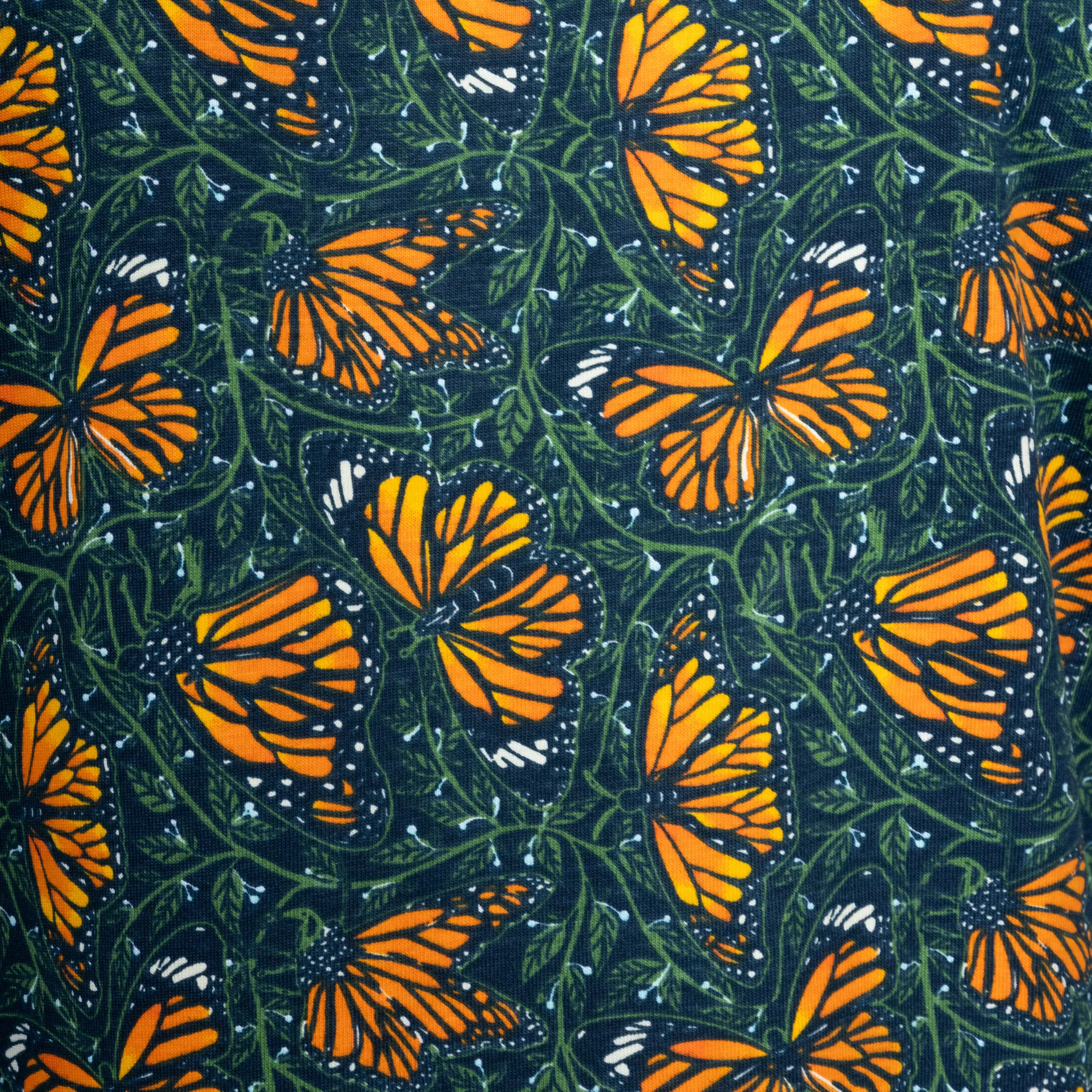 Monarch Butterflies A-Line Skirt