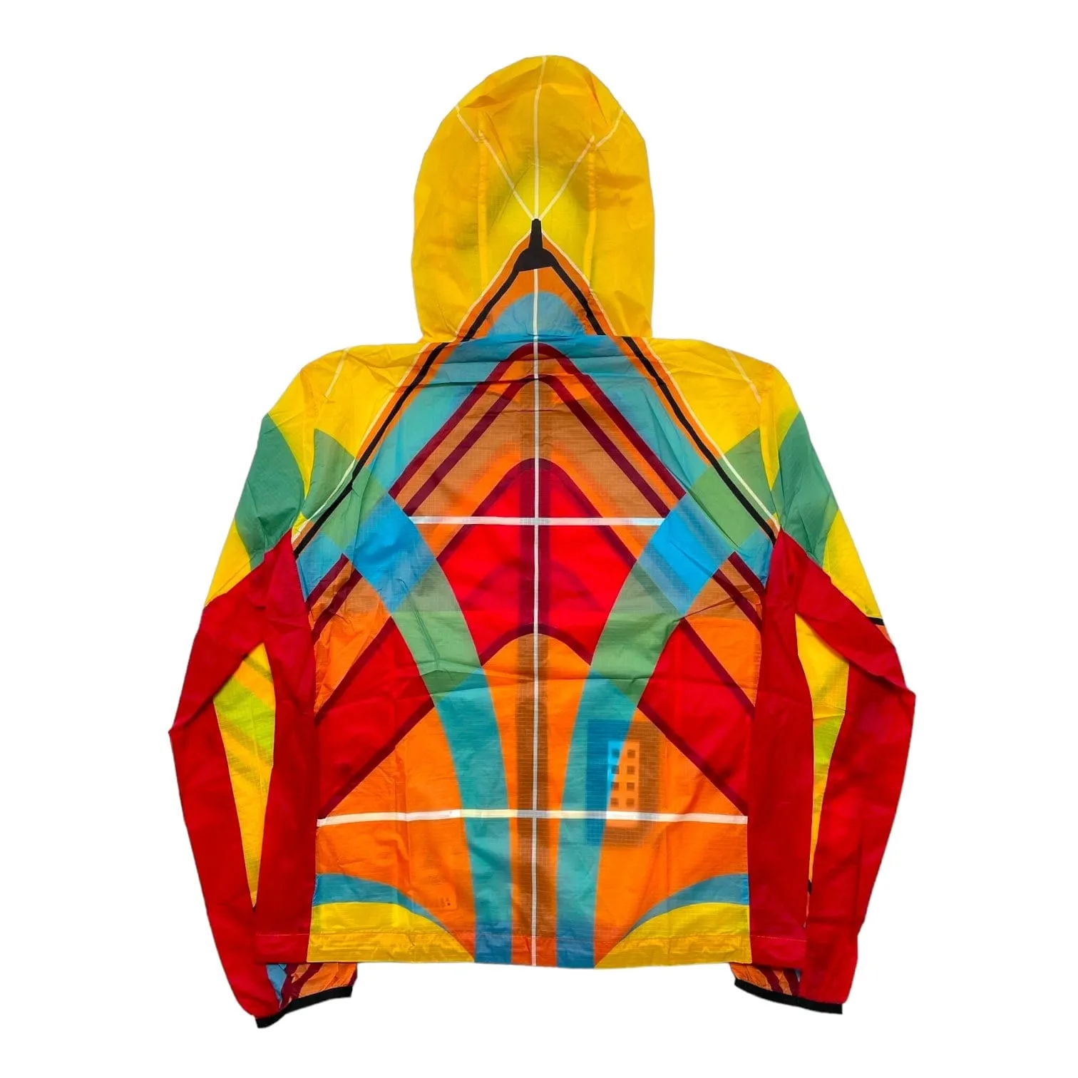 Moncler Genius Spinner Kite Print Windbreaker Jacket Multicolor