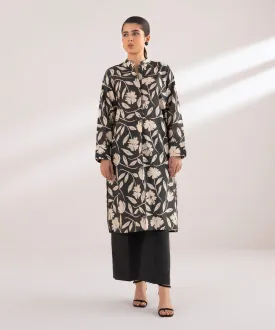 Monochrome '24-2 Piece - Printed Lawn Suit - 00U2Tbw24V43