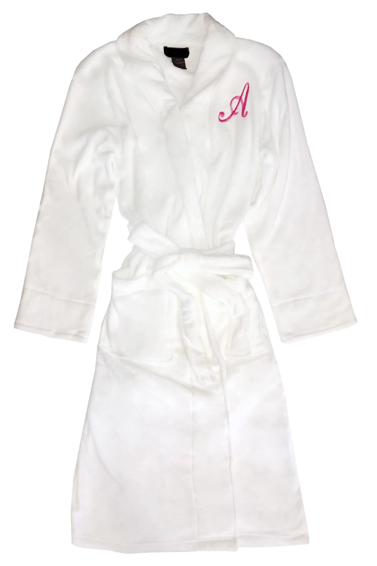 Monogram Unisex Robe in plush or waffle