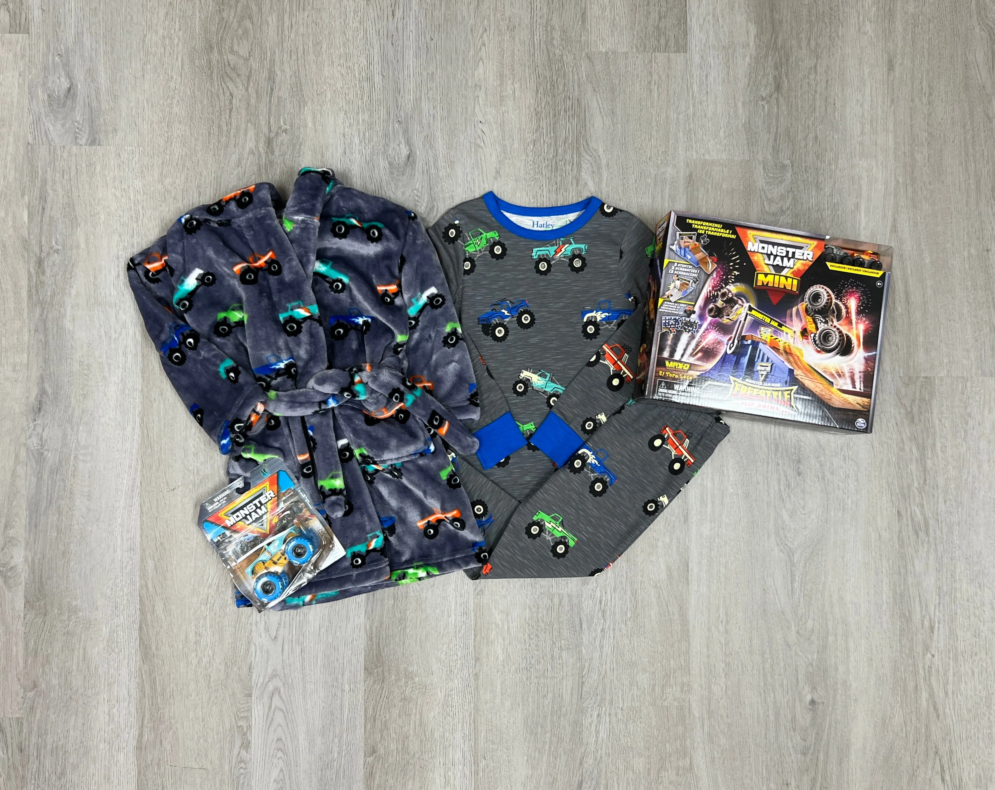 Monster Trucks Stretch Cotton Pajama Set