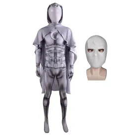 Moon Knight Marc Spector Cosplay Costume Jumpsuit Outfits Halloween Carnival Suit