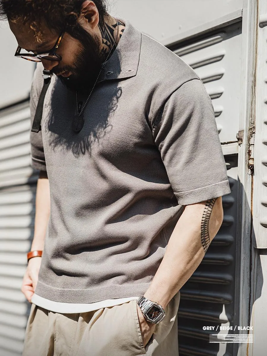 Morandy Knit Polo Shirt