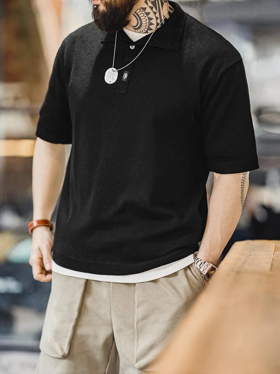 Morandy Knit Polo Shirt