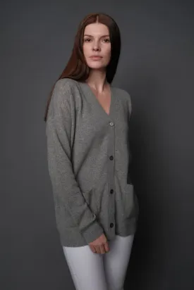 MORAY CASHMERE~ Boyfriend cardigan- Isla