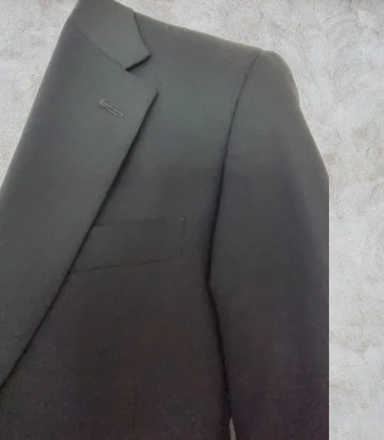 Moss Bros Men’s Black Tailored Fit Dress Suit Size S