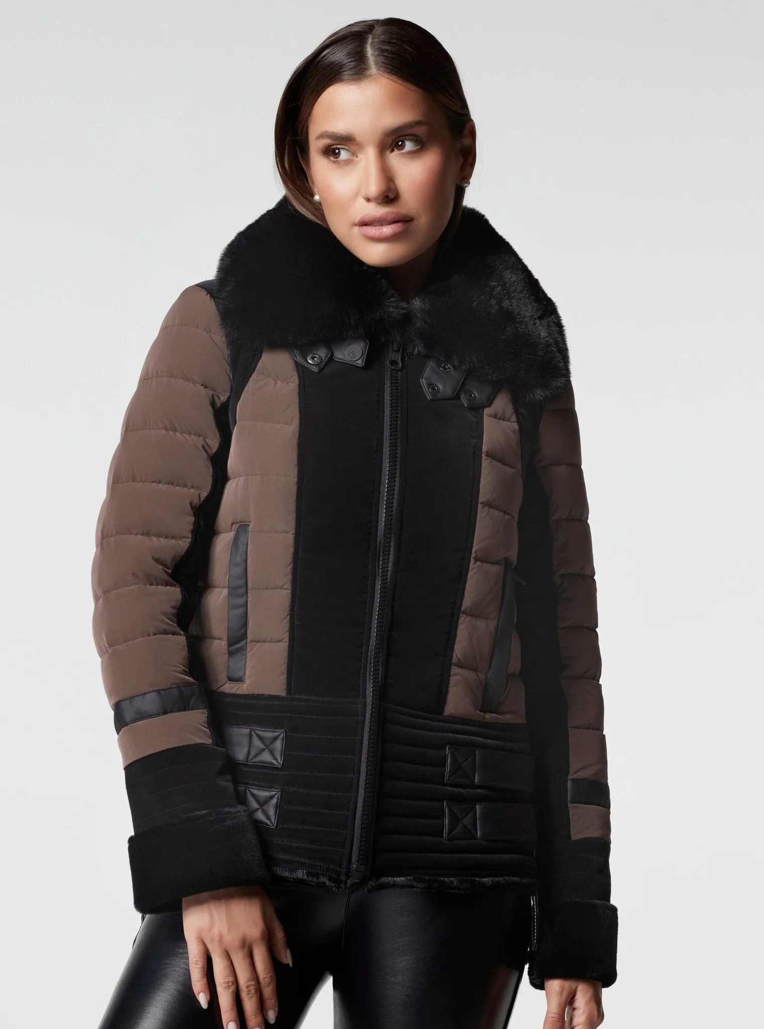 MOTO PUFFER JACKET - Down Filled