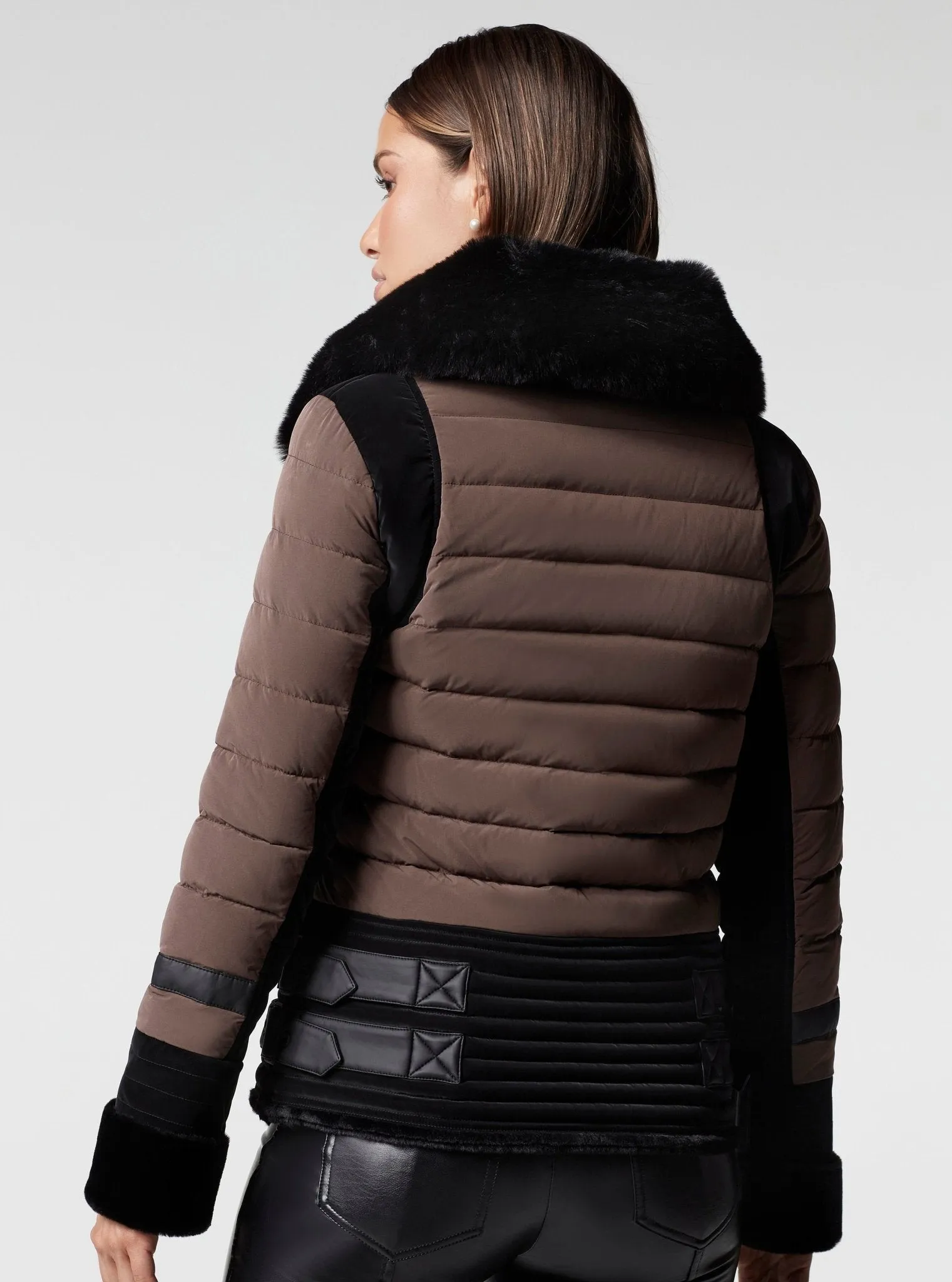 MOTO PUFFER JACKET - Down Filled