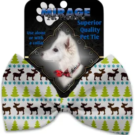 Mountain Moose Pet Bow Tie Collar Accessory With Velcro