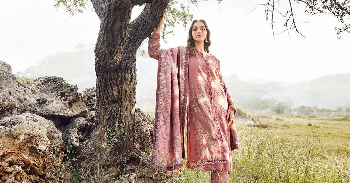 Mprints'24 - 3 Piece Unstitched Printed Linen Suit | MPT-2404-A