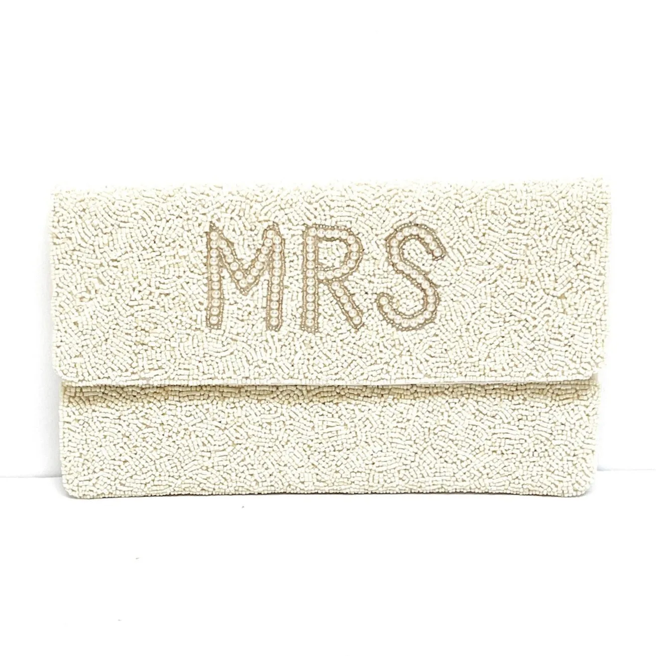 MRS Pearl Beaded Clutch Purse