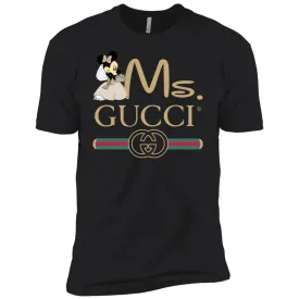 Ms Minnie Gucci Couple Disney Shirt Valentine's Day T-shirt Men Short Sleeve T-Shirt