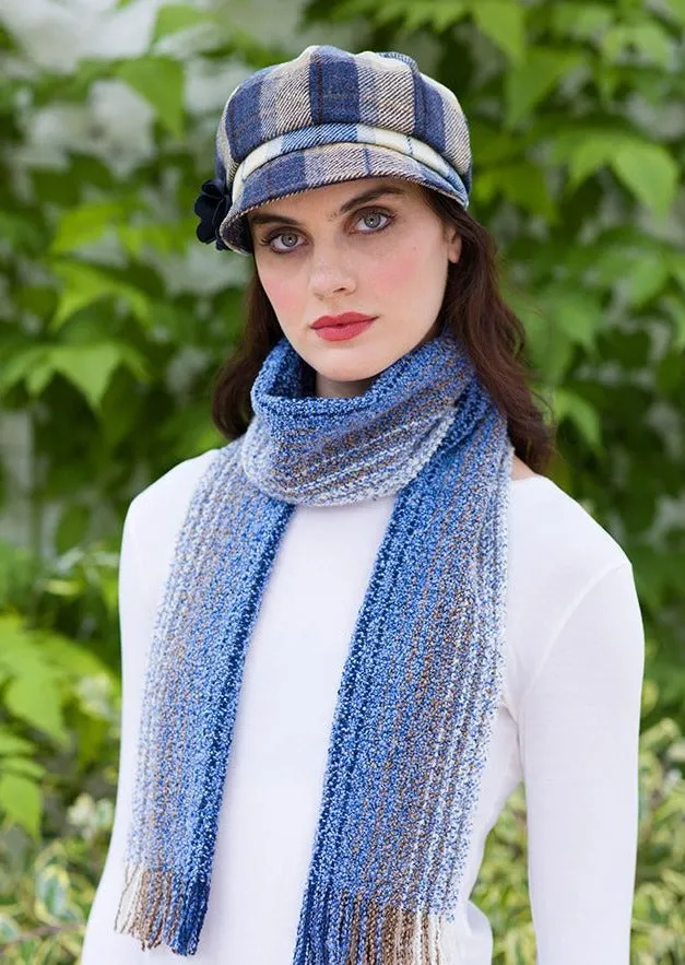 Mucros Newsboy Cap | Blue Check