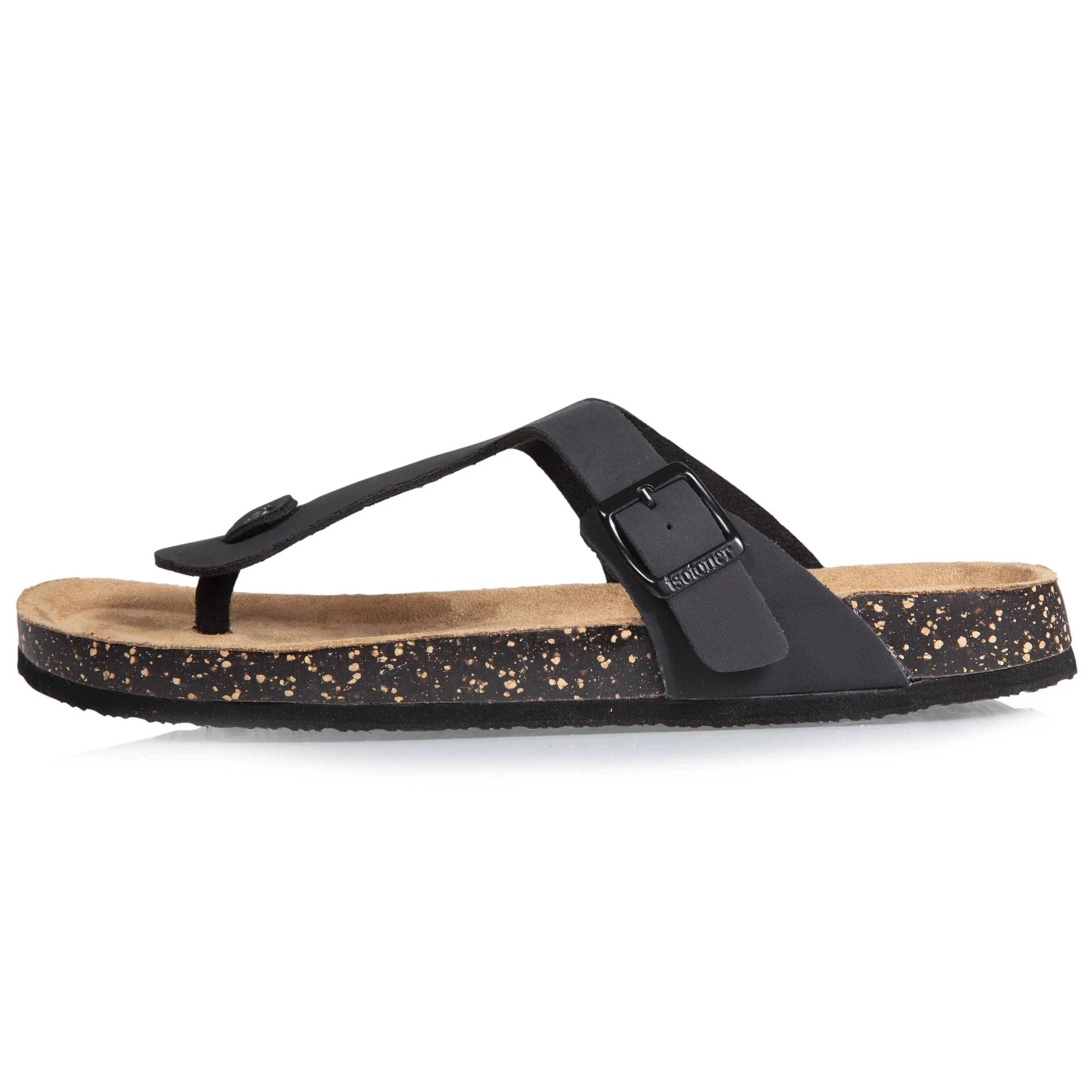 Mules tongs Femme Bride Noir