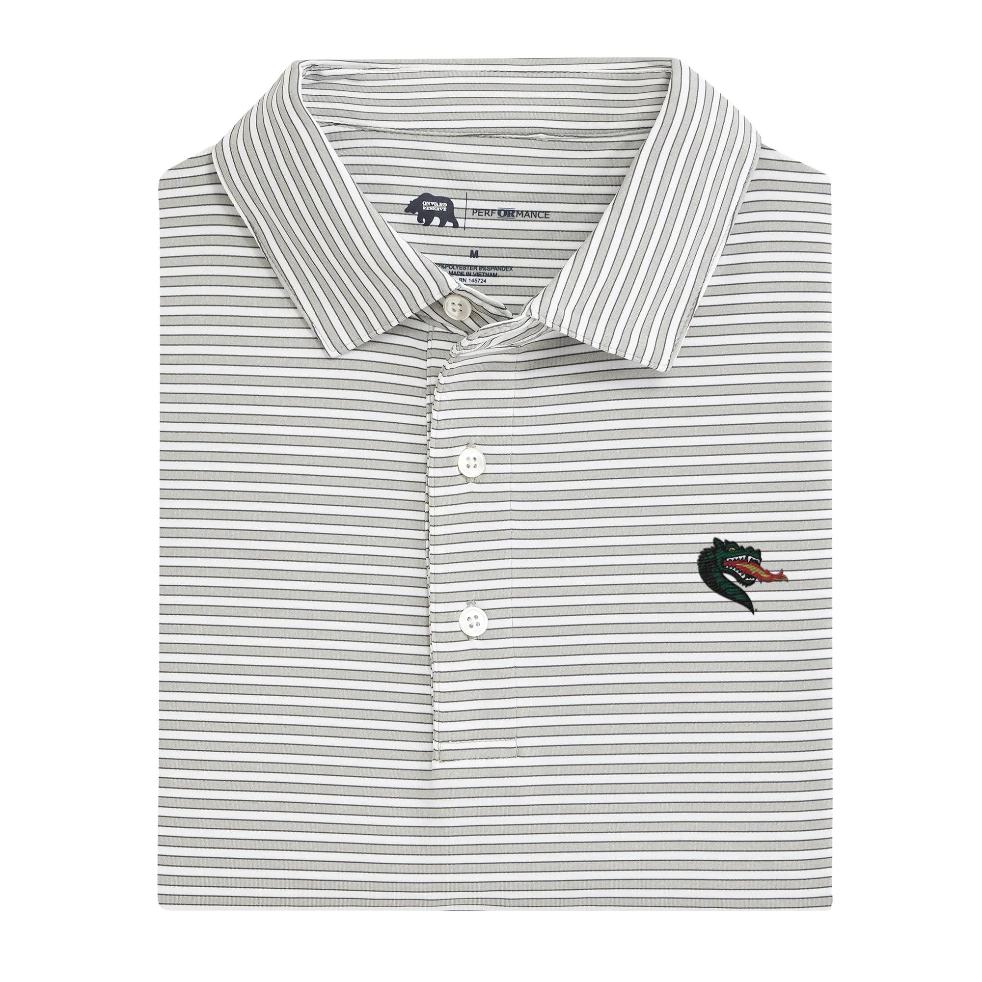 Mulligan Stripe UAB Performance Polo