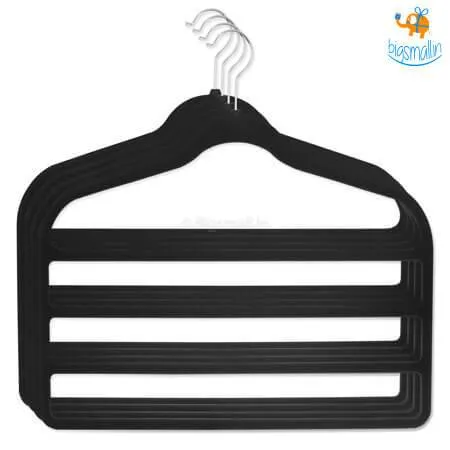 Multi-layer Cloth Hanger (Black)