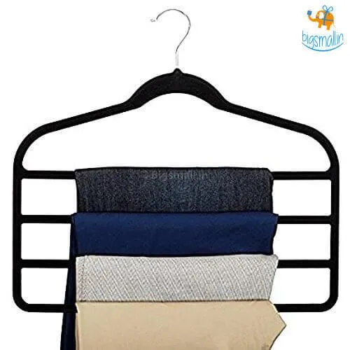 Multi-layer Cloth Hanger (Black)