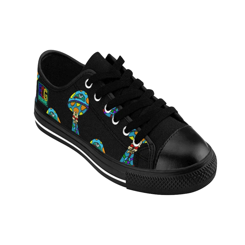 Multicolored Skull Shroom Women's Sneakers