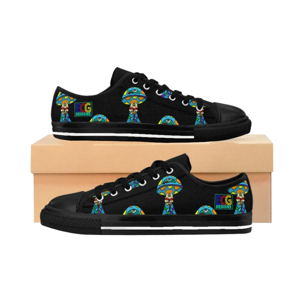 Multicolored Skull Shroom Women's Sneakers