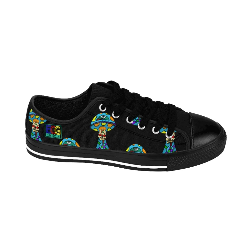 Multicolored Skull Shroom Women's Sneakers