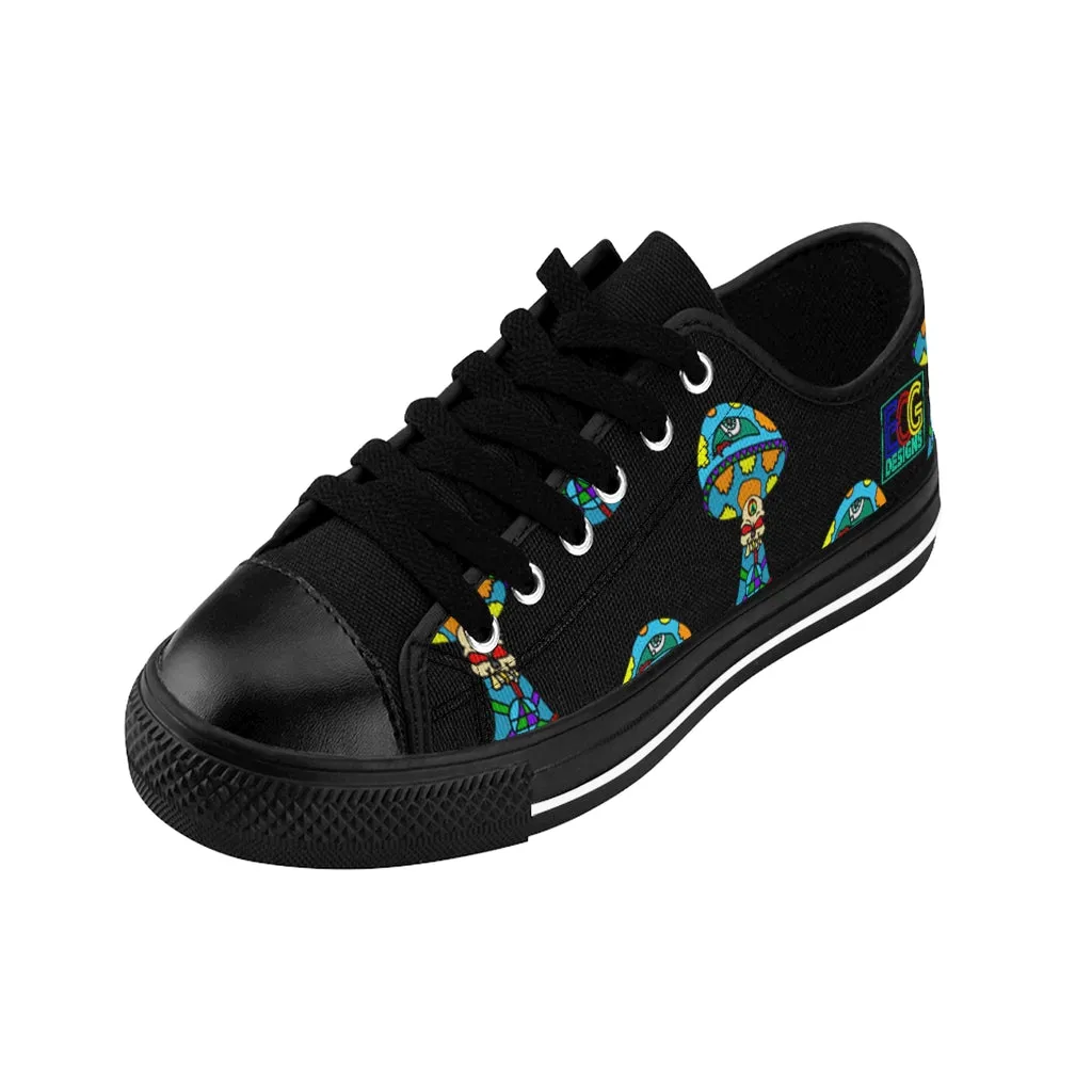 Multicolored Skull Shroom Women's Sneakers