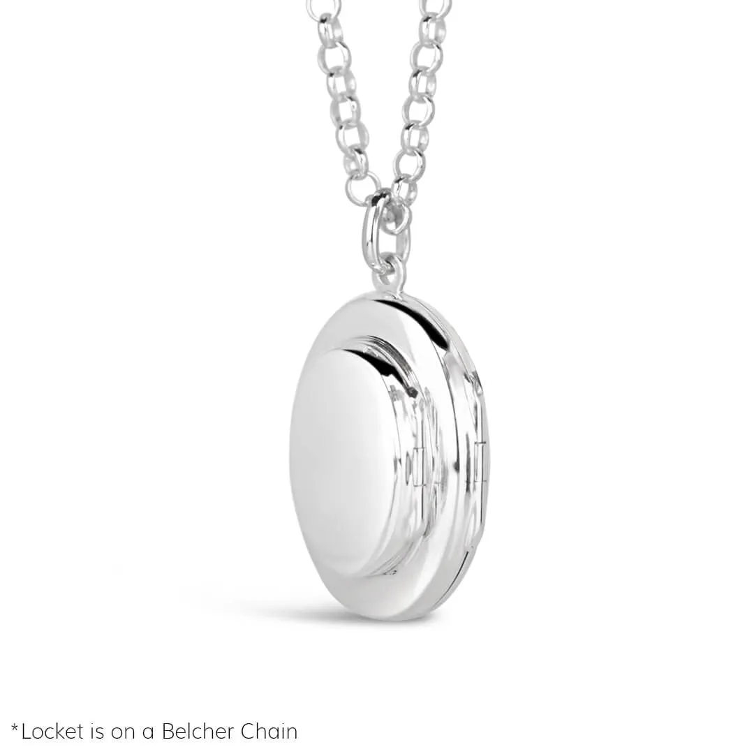 Mum Locket Necklace | Silver