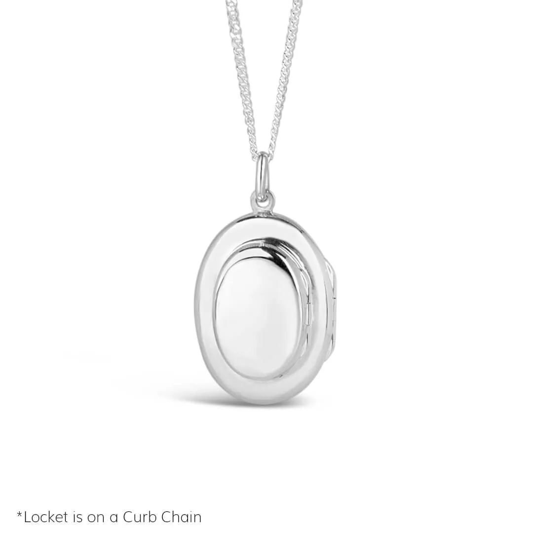 Mum Locket Necklace | Silver