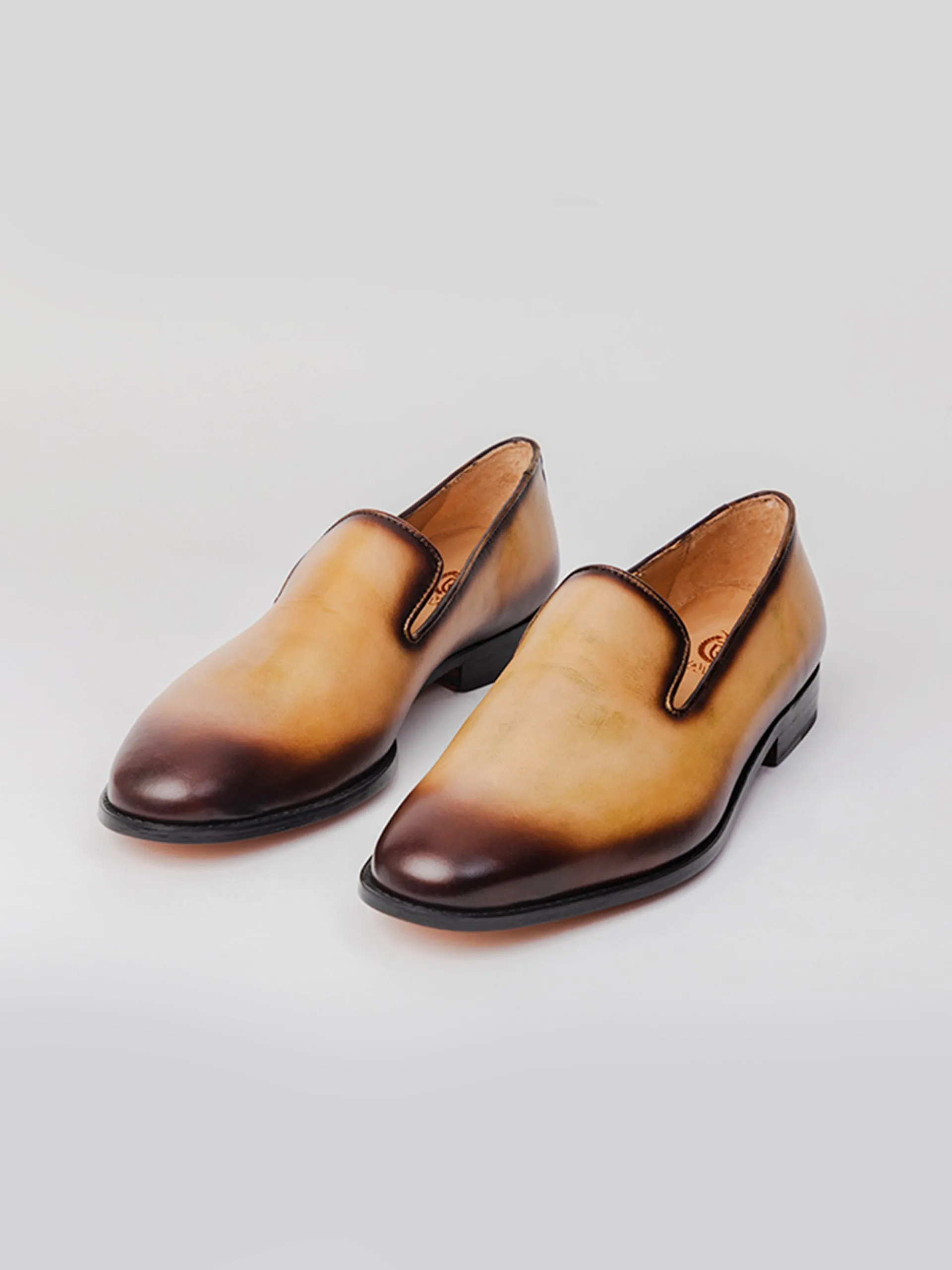 Murano Loafer - Mustard Patina