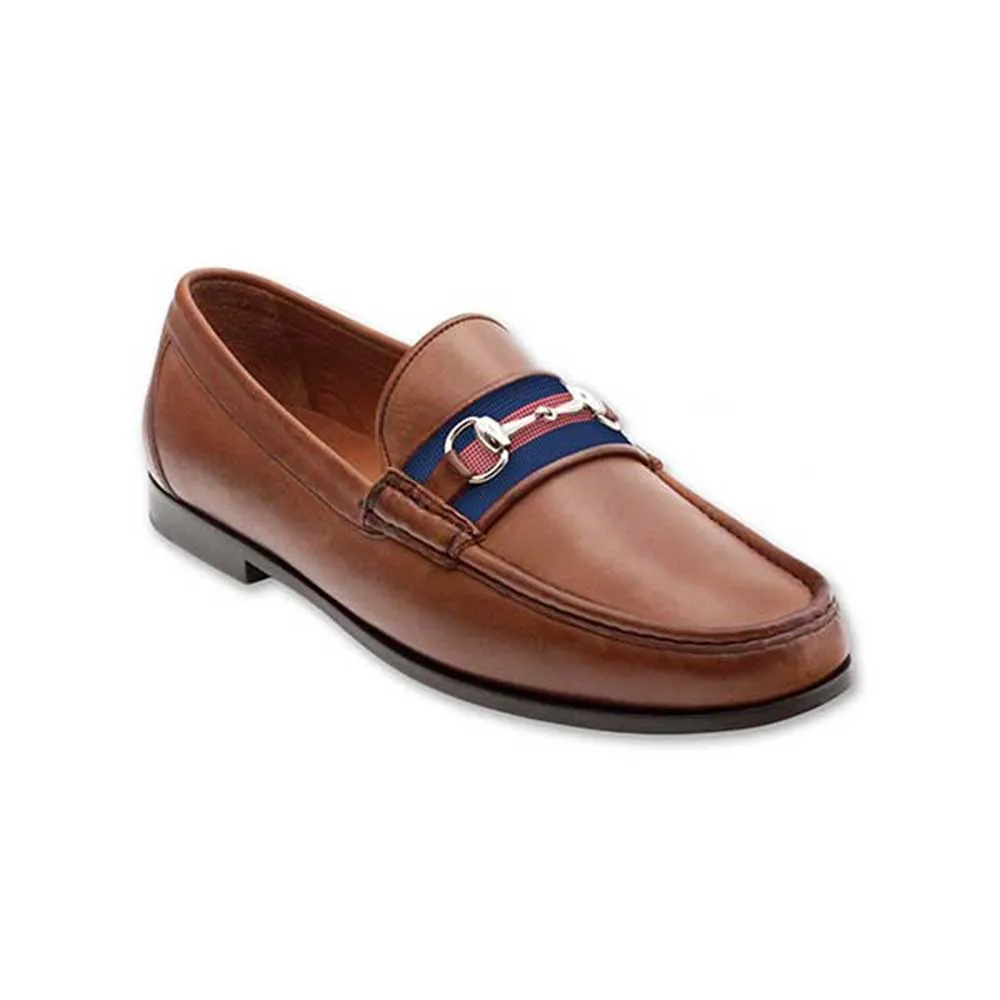 Murray’s Toggery Shop x Smathers & Branson Surcingle Downing Bit Loafers - Navy/Nantucket Red®